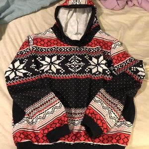 “Ugly” Christmas sweater hoodie